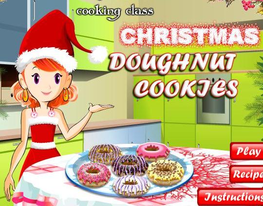 SARA'S COOKING CLASS: CHRISTMAS DOUGHNUT COOKIES jogo online gratuito em