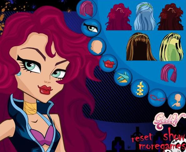 the game clawdeen's make up monster high dolls free for girls