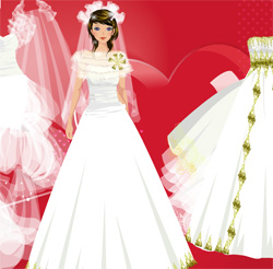 game valentines day wedding dresses free online