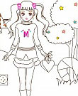 Mimi barbie Colouring Paint game