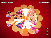 barbie fantasy tale round puzzle a game flash free online for girls
