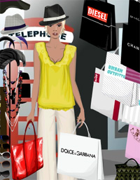 shopping in the city a game funny for girls free